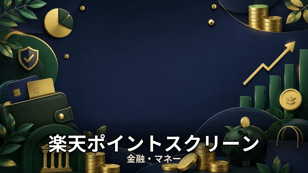 楽天ポイントスクリーン 貯め方｜評判・解約・向かない人を本音で解説