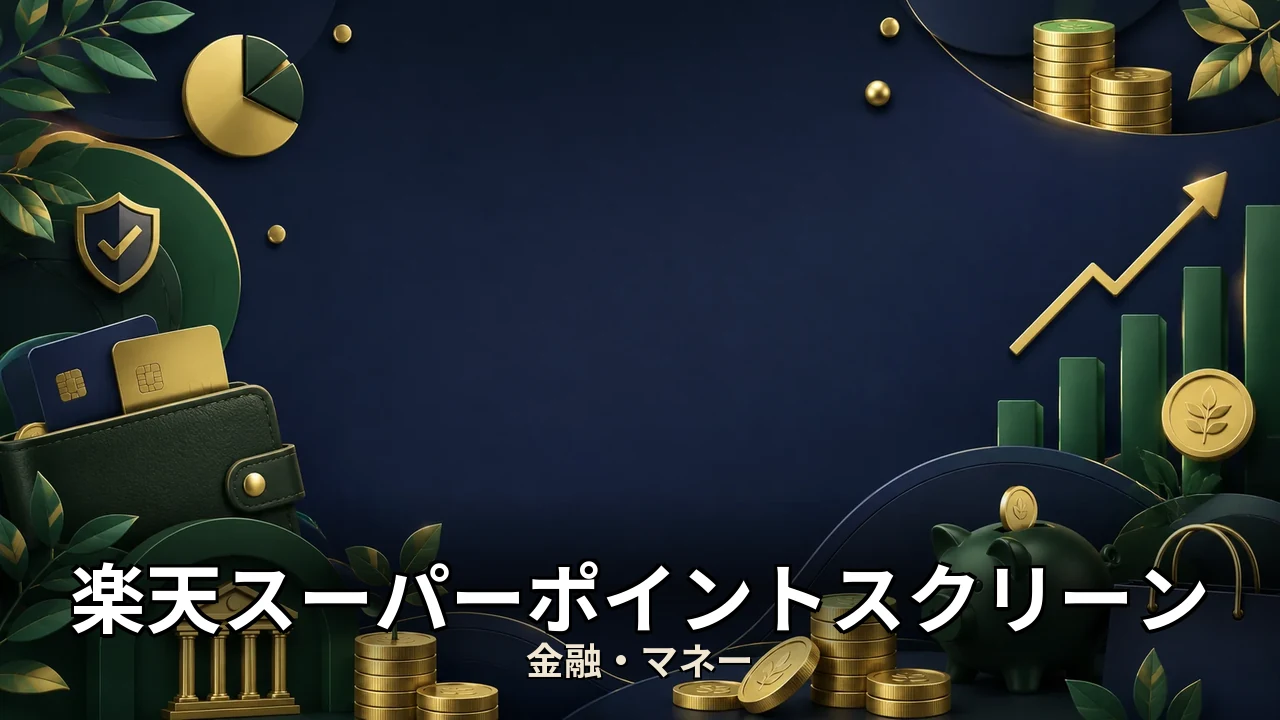楽天スーパーポイントスクリーン ポイ活｜評判・解約・向かない人を本音で解説